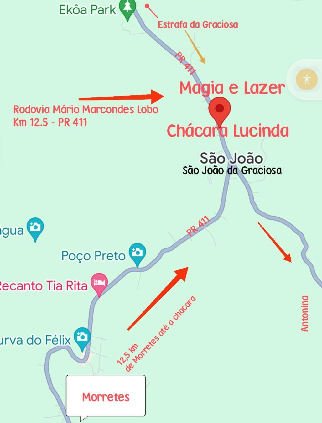 Magia E Lazer - Chacara Lucinda - 12km Do Centro De 木屋